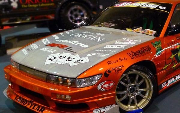 ★オリジン エアロボンネット TYPE-2（BK/CARBON)★シルビア S13 （CB-12-carbon）【法人/西濃支店留め送料】_※参考画像