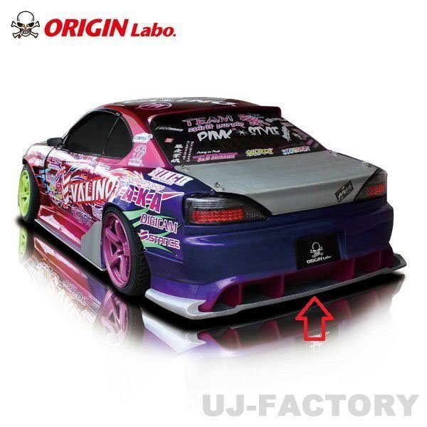 【オリジン/ORIGIN LABO】★雷神用 アンダーパネル 3点キット（FRP）★NISSAN シルビア S15 （D-235-SET）フロント/サイド/リアパネル_※装着イメージ画像