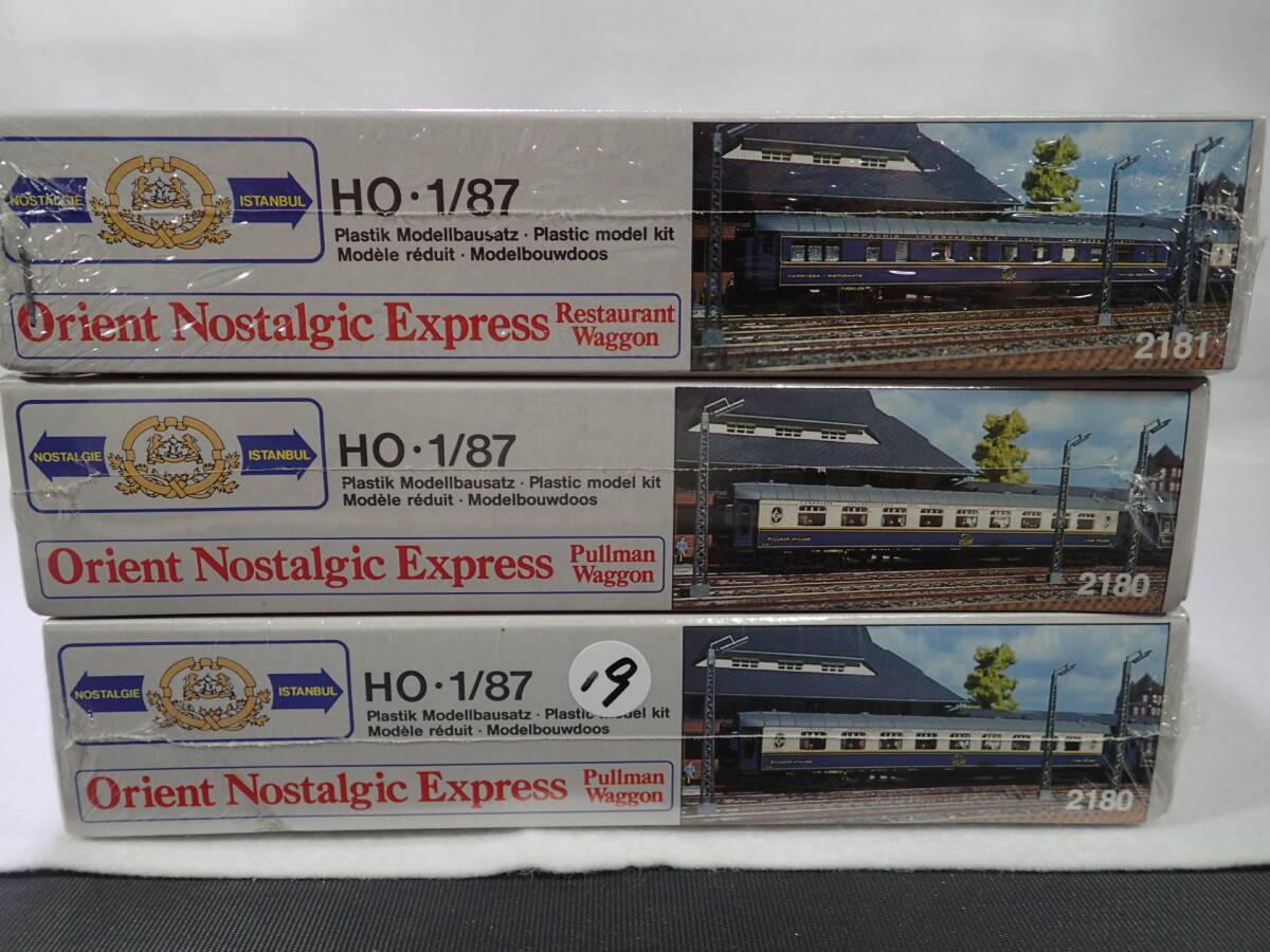 19. 1/87 Orient Nostalgic Express kit Restauurant+Pullman*2 3輌セット_画像6