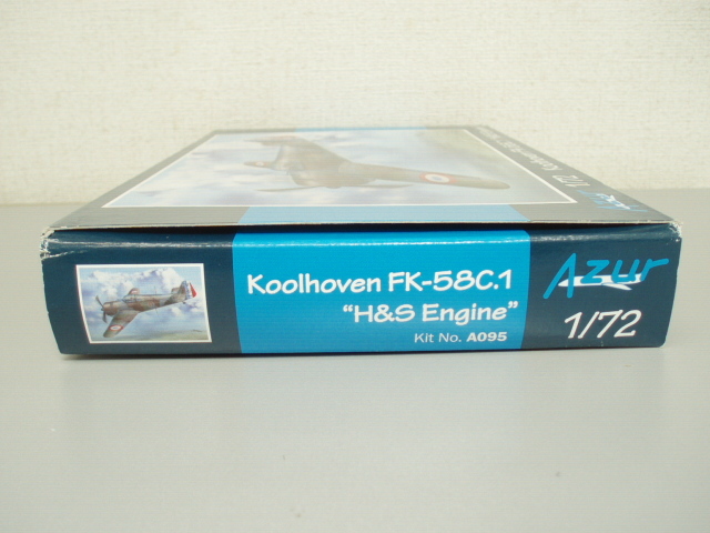 未開封　1/72　Koolhoven Fk-58C.1 Azur No.A095 コールフォーフェン_画像4