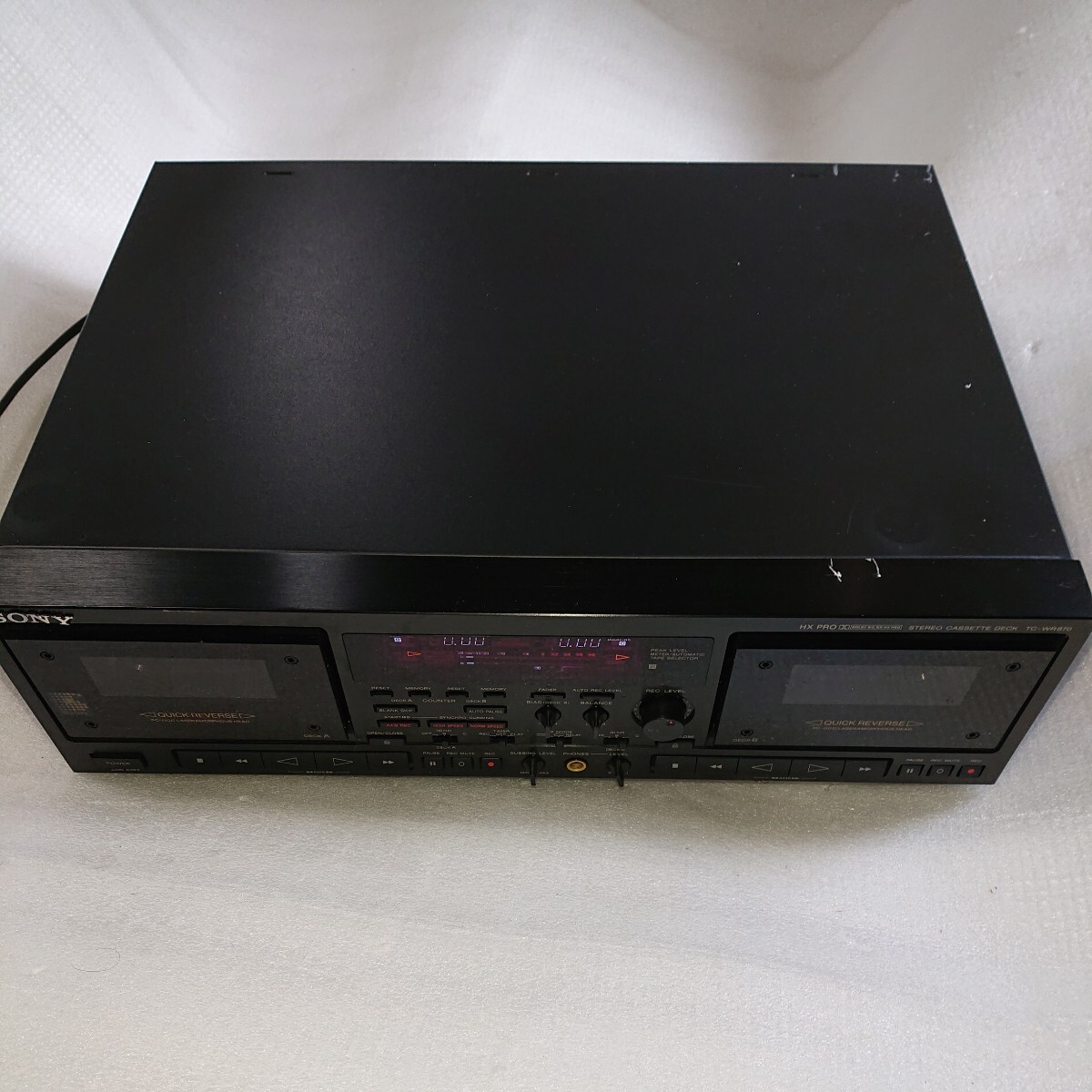 Yahoo!オークション - SONY ステレオカセットデッキ TC-WR870 Yahoo!オークション - SONY ステレオカセットデッキ TC-WR870