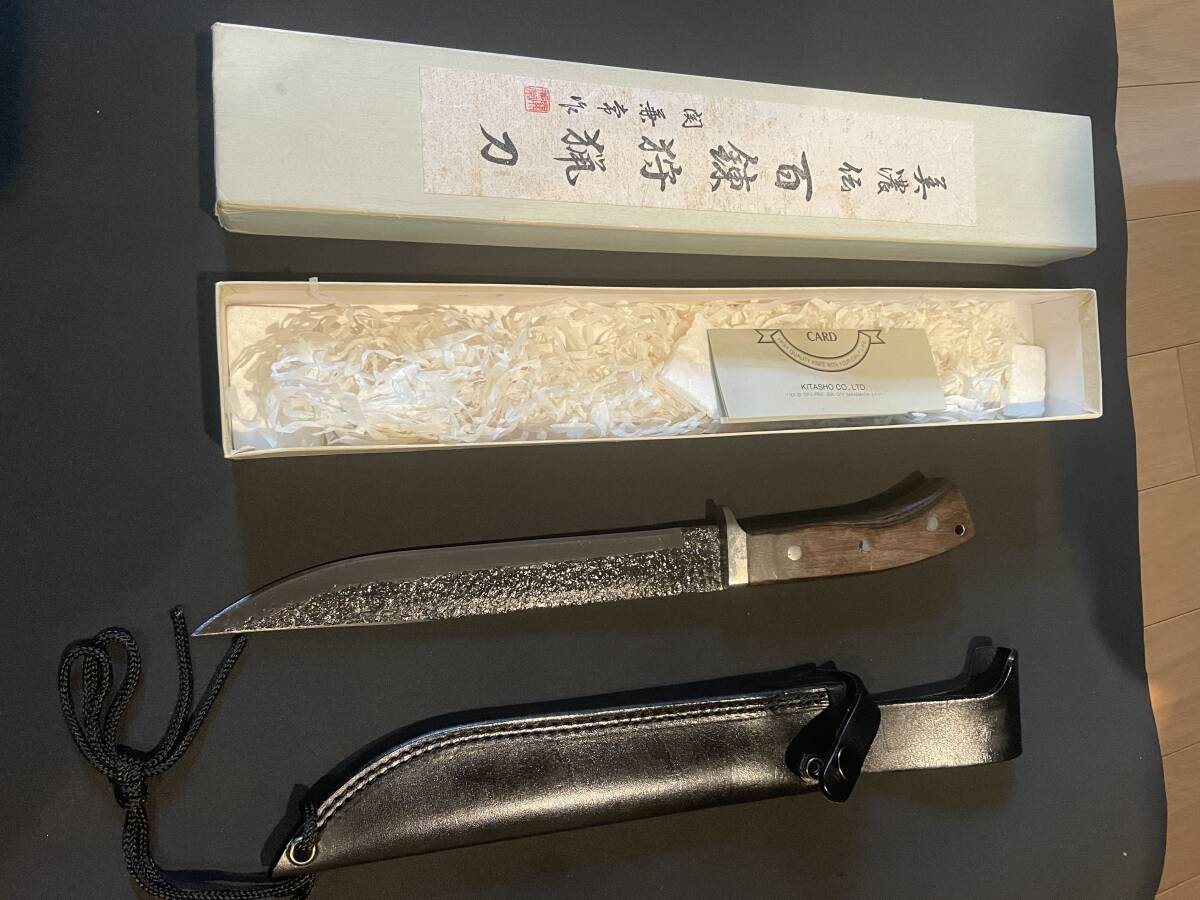 12250円 関兼常 美濃伝百錬狩猟 両刃 - ハンティングナイフ、狩猟刀 12250円 関兼常 美濃伝百錬狩猟 両刃 - ハンティングナイフ、狩猟刀