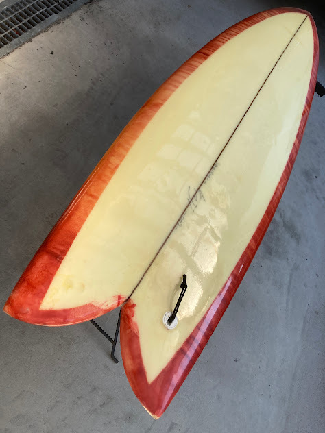 HAMILTON SURFBOARDS　レトロフィッシュ　レトロツイン　ハミルトン　FISH　5’8”　クラシックツインフィン　キールフィン_画像1