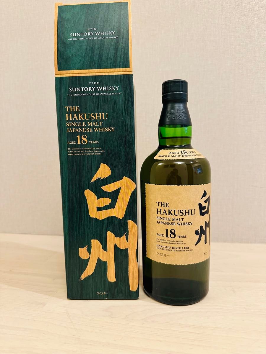 サントリー 白州18年　700ml シングルモルト 箱付　正規品