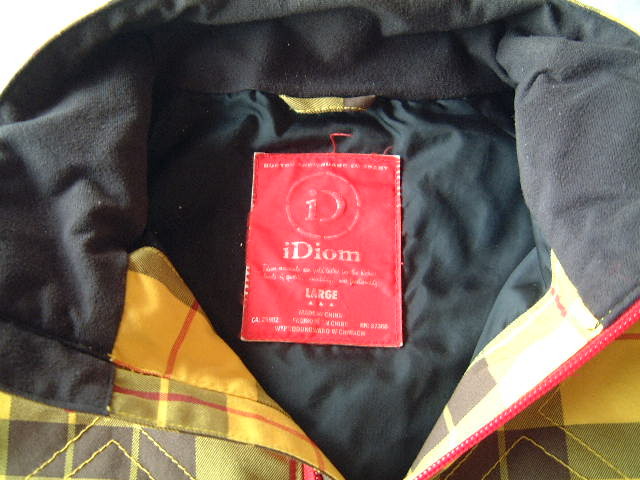 idiom BURTON JKT 黄 L(バートン GOODENOUGH)_画像3