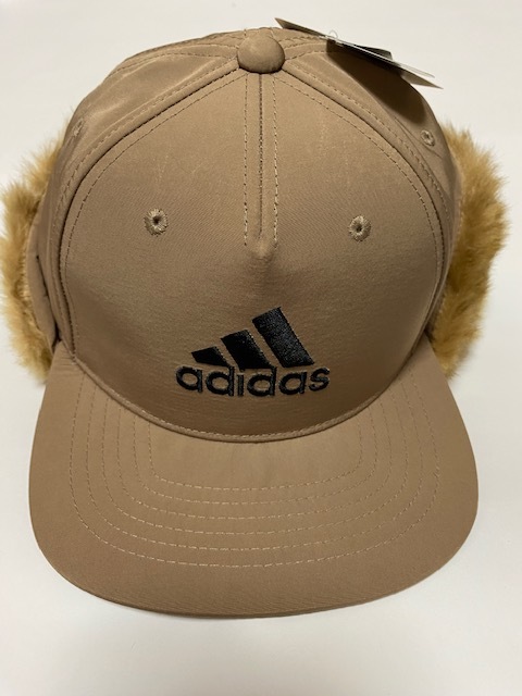 adidas アディダス EAR FLAP CAP イヤーフラップ キャップ 帽子 吸湿速乾 展示未使用品 ②_画像1