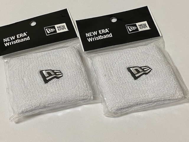 NEWERA ニューエラ Wristband リストバンド ホワイト 2点 展示未使用品の画像1