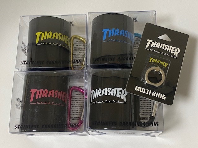 THRASHER スラッシャー ステンレス カラビナ マグカップ 4色 + マルチリング 未使用展示品 の画像1