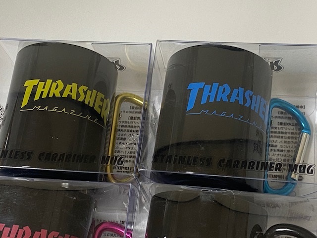 THRASHER スラッシャー ステンレス カラビナ マグカップ 4色 + マルチリング 未使用展示品 の画像2