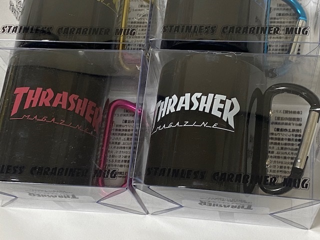 THRASHER スラッシャー ステンレス カラビナ マグカップ 4色 + マルチリング 未使用展示品 の画像3