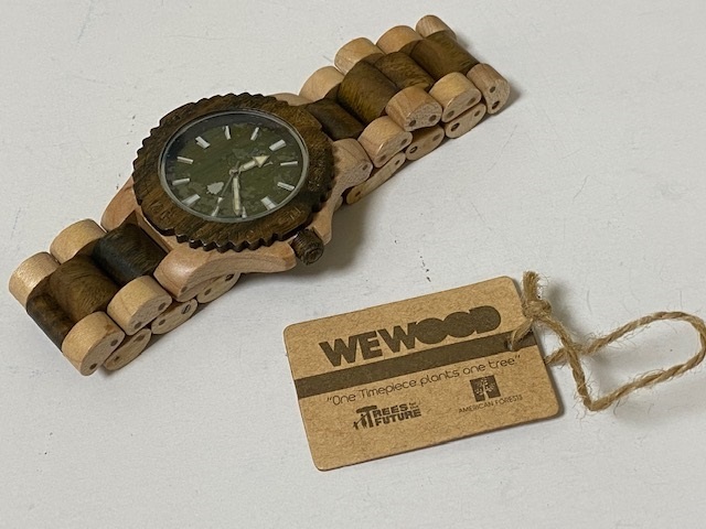 WEWOOD ウィーウッド 腕時計 木製 　展示未使用品 電池交換済 ②_画像2