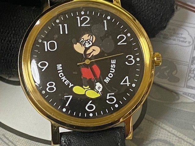 ディズニー Disney ミッキーマウス Mickey Mouse デザイン 腕時計 展示未使用品 の画像1