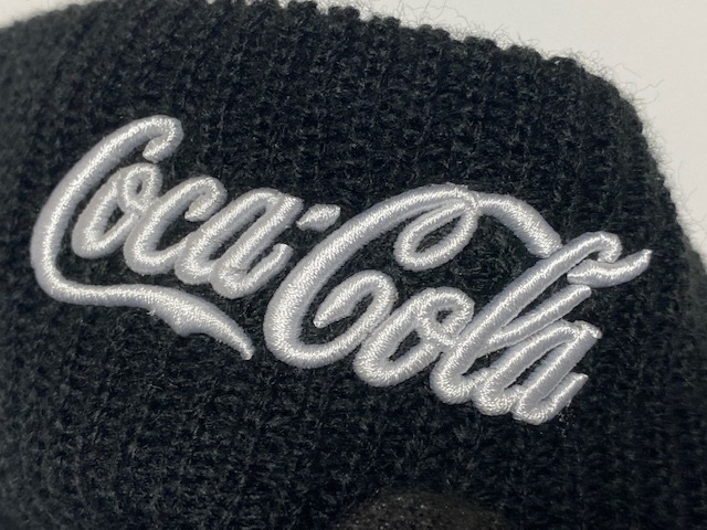Coca-Cola Coca * Cola вязаная шапка CAP вязаная шапка . черный экспонирование не использовался товар 