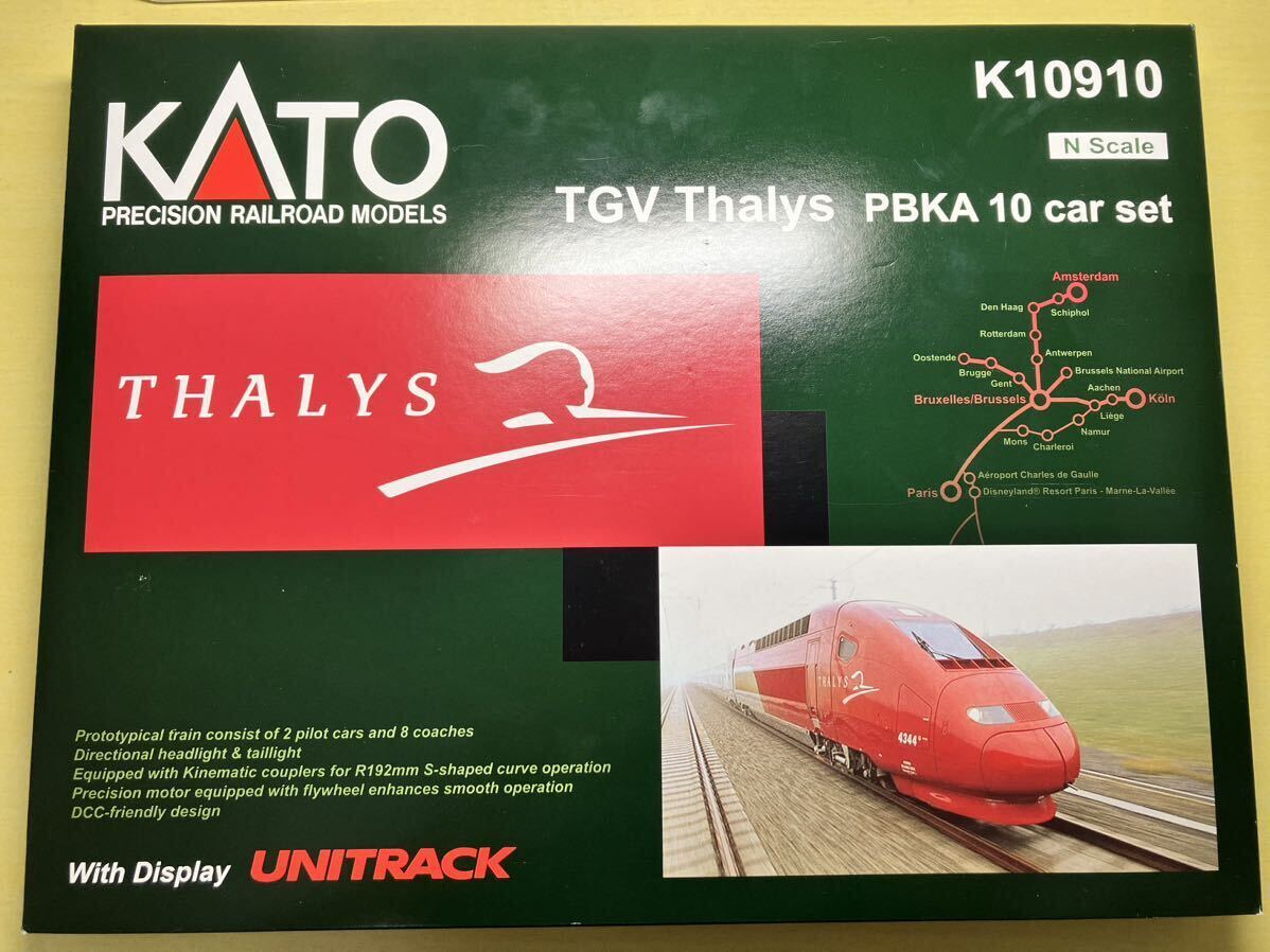 【美品】KATO TGV Thalys PBKA 10 car set K10910 タリス_画像6