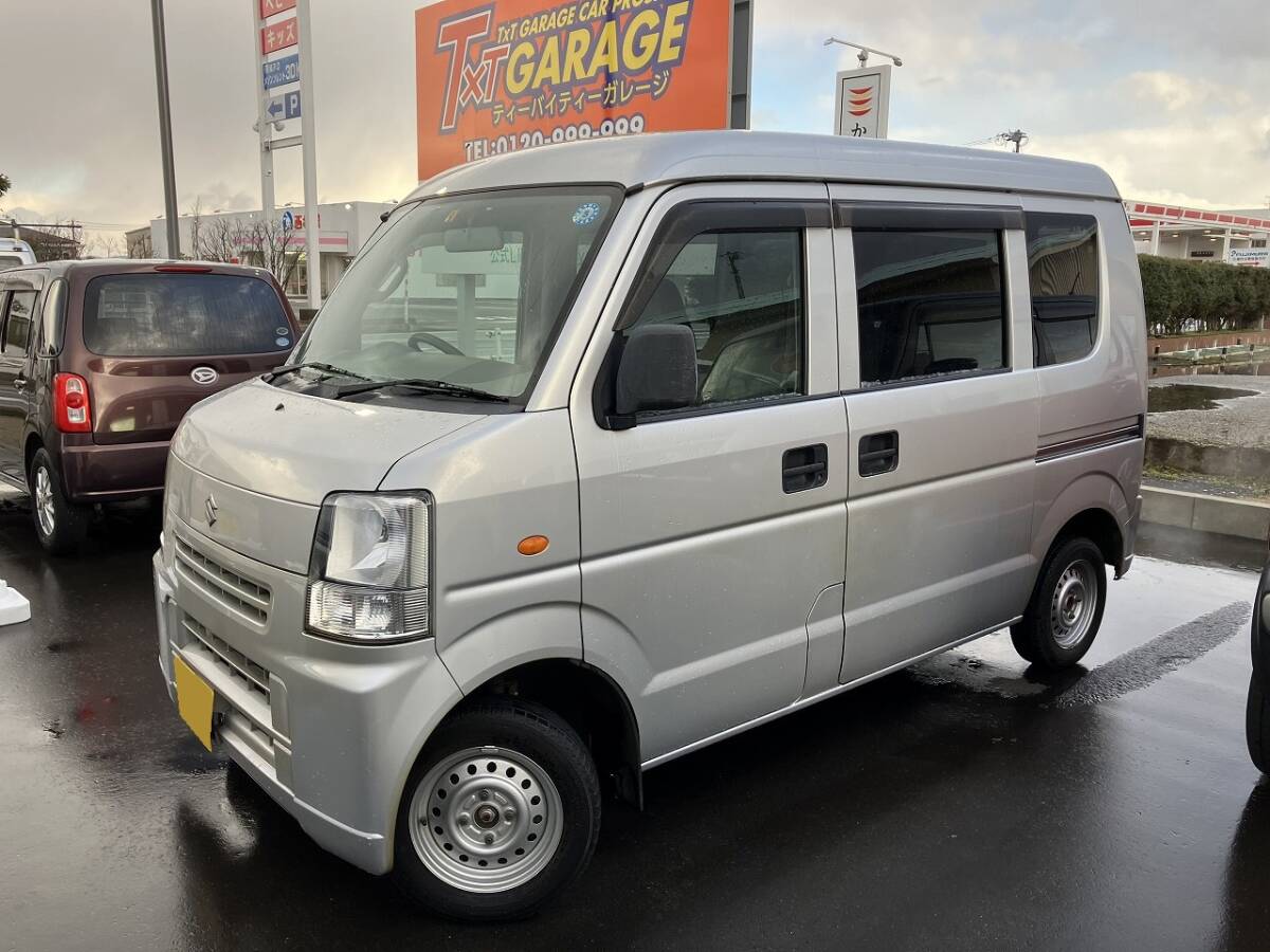 新潟発　7967　スズキ　エブリィ　PCハイルーフ　H22年　4WD　DA64V　車検R6年8月　_画像1