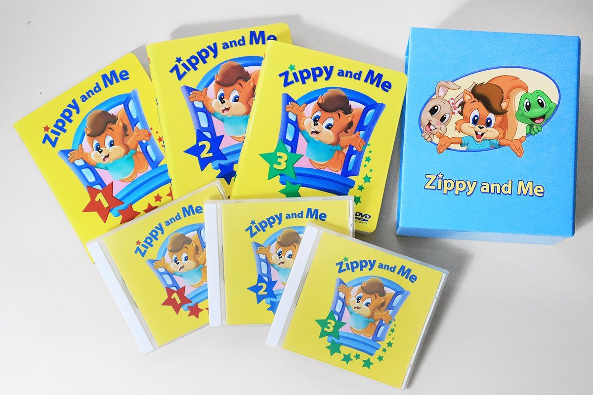 ★ Zippy and Me ◆ DVD & CD BOXセット ディズニー英語システム ズイッピー ワールドファミリー 英語教材 ◆G031_画像1