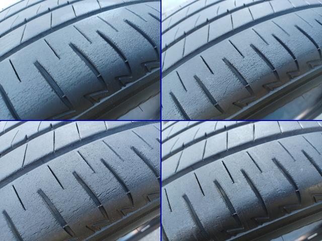 ブリヂストン TURANZA T005A RFT（ランフラット）★225/50R18 95V★4本Set★603008_4本共、外側ショルダーブロックにひび有り