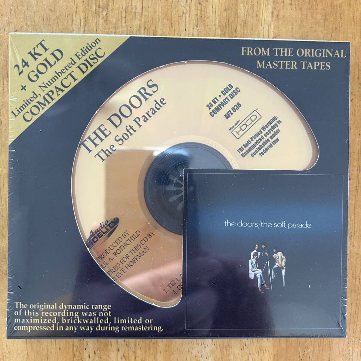 THE DOORS / THE SOFT PARADE 24kt Gold CD 未開封盤の画像1