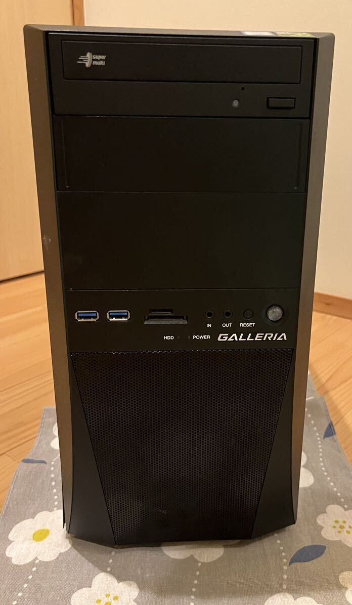 THIRDWAVE GALLERIA DT i5-6500 16GB SSD120GB HDD2TB グラボなし Win10 デスクトップパソコン_画像2