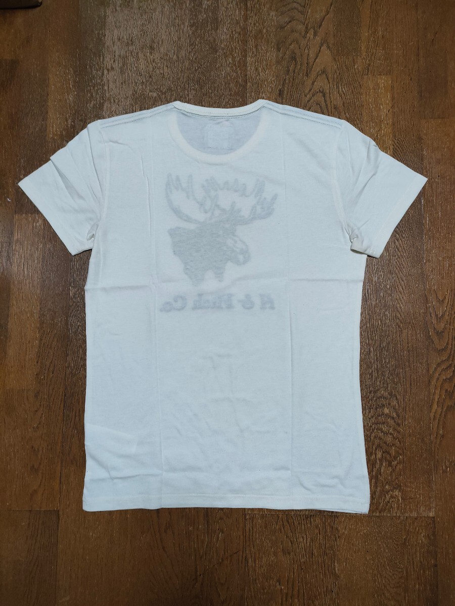 【クリーニング済】アバクロTシャツ ホワイト Sサイズ