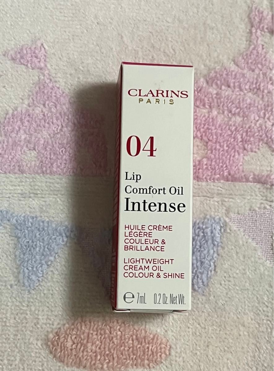 CLARINS クラランス リップコンフォートオイル インテンス 04 インテンスローズウッド