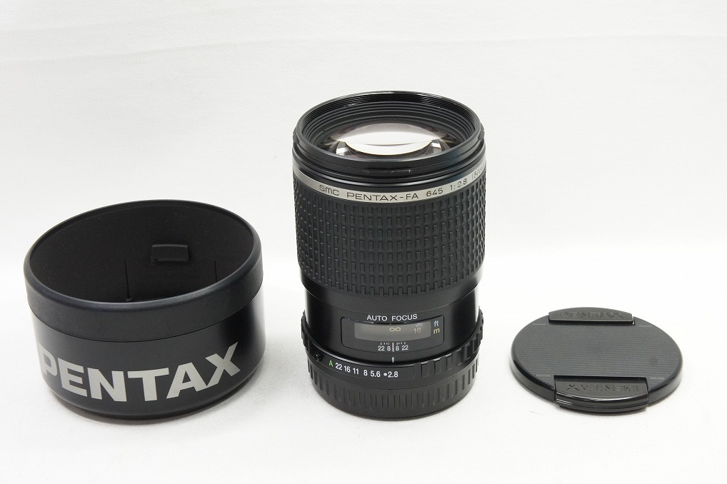 【適格請求書発行】良品 ペンタックス smc PENTAX FA 645 150mm F2.8 IF 中判レンズ AF フード付【アルプスカメラ】240308v