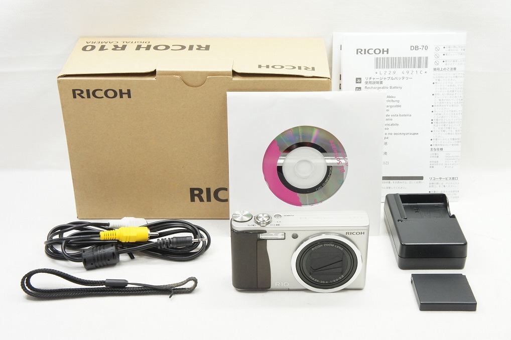 【適格請求書発行】RICOH リコー R10 コンパクトデジタルカメラ 元箱付【アルプスカメラ】240322de_画像1