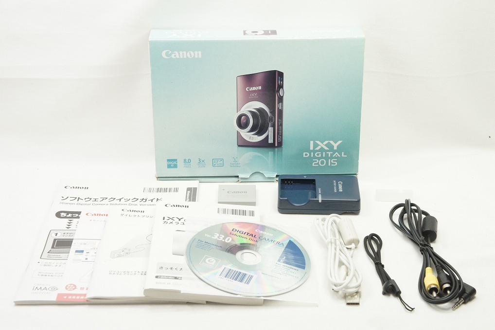 【適格請求書発行】良品 Canon キヤノン IXY DIGITAL 20 IS コンパクトデジタルカメラ ブラウン 元箱付【アルプスカメラ】240324d_画像7
