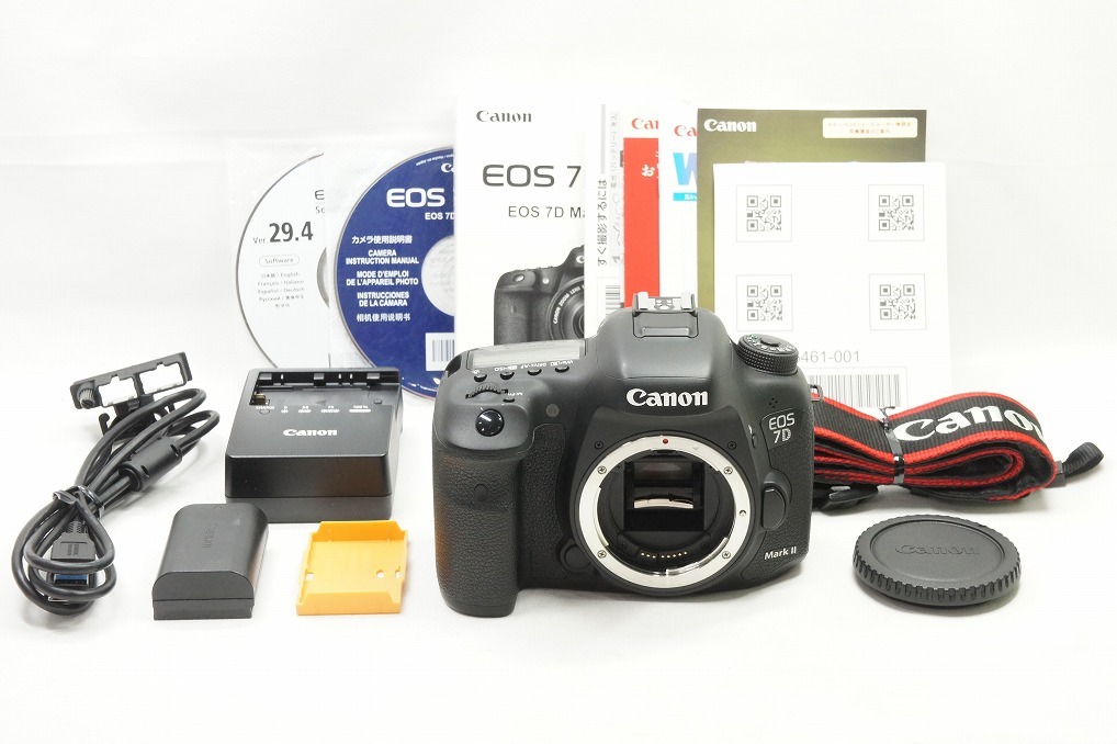 【適格請求書発行】良品 Canon キヤノン EOS 7D Mark II ボディ デジタル一眼レフカメラ【アルプスカメラ】240326l_画像1