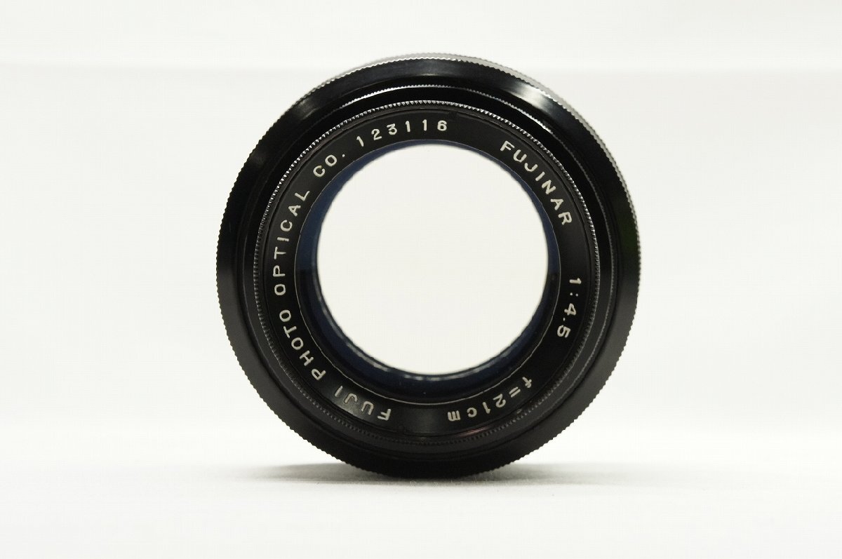 【アルプスカメラ】ジャンク品 FUJIFILM フジフィルム FUJINAR 21cm F4.5 大判レンズ 220612aqの画像4