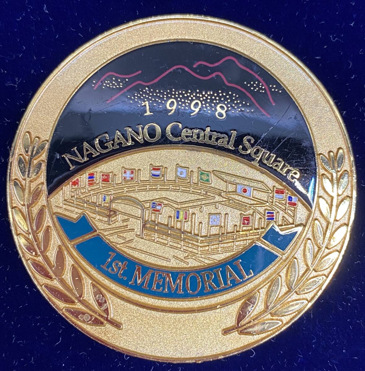 長野オリンピック　1998　表彰台記念メダル　ピンバッジセット　金　銀　銅　L2687_画像4