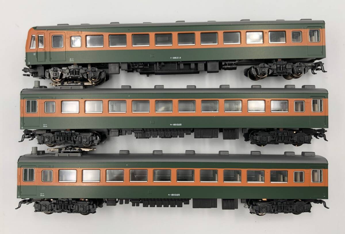 KATO　鉄道模型　6両セット　クハ85303/クハ86314/モハ80325×3/サハ87302　80系?　カトー　LC2159-8_画像8