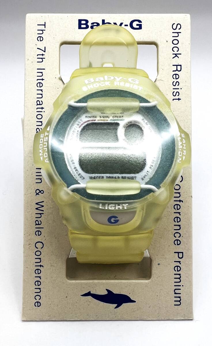 美品 CASIO Baby-G BG-370 第7回国際イルカクジラ会議 電池未交換 長期保管品 ほぼ未使用 L2367-1の画像2