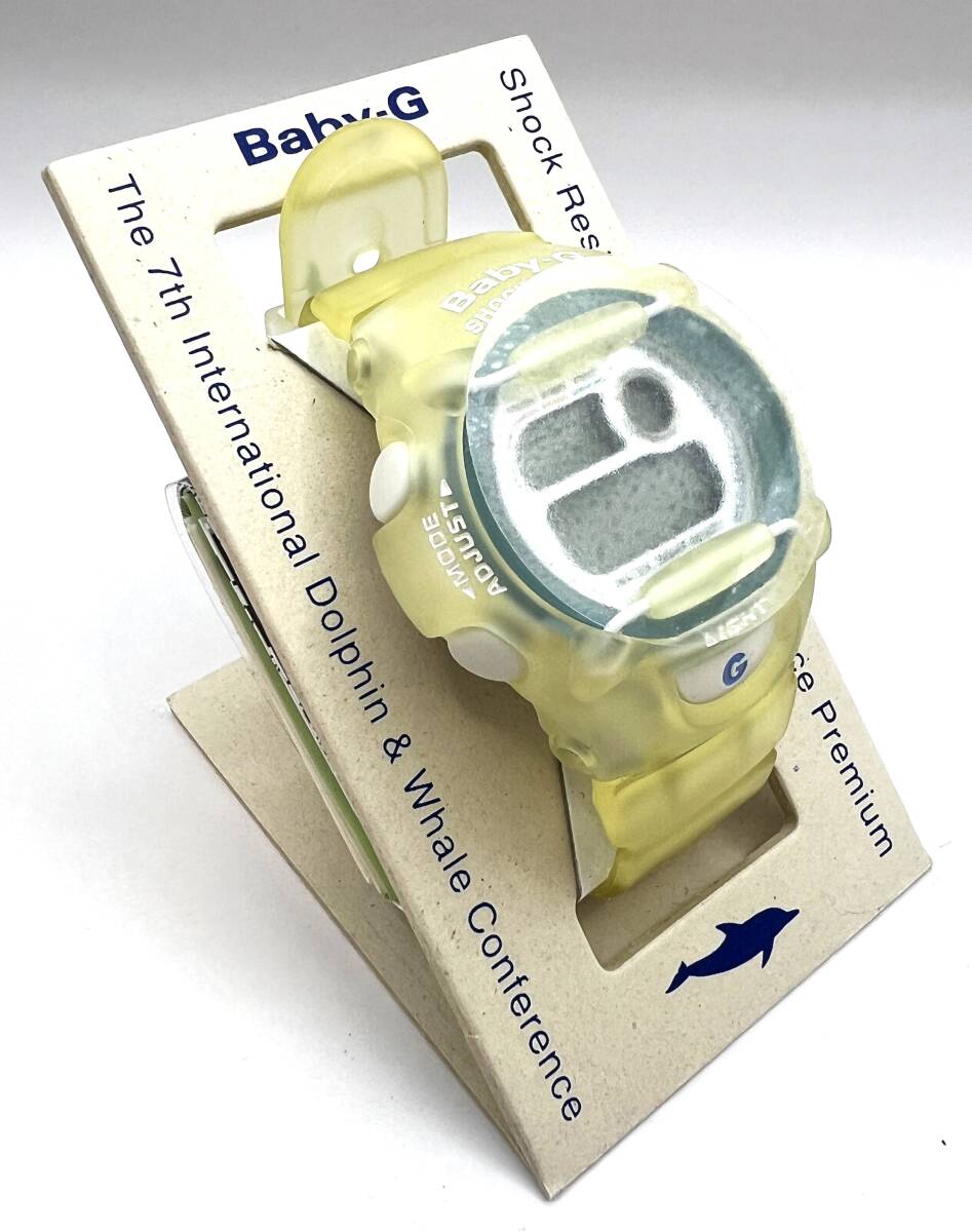 美品 CASIO Baby-G BG-370 第7回国際イルカクジラ会議 電池未交換 長期保管品 ほぼ未使用 L2367-1の画像4