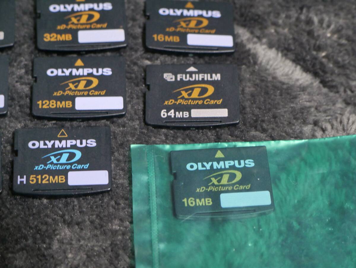 OLYMPUS*FUJIFILM xD Picture card each capacity 10 pieces set operation goods 