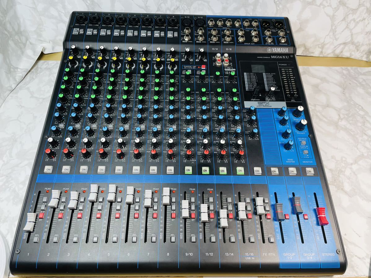 ジャンク　YAMAHA　ヤマハ MIXING　CONSOLE　MG16XU ミキサー　動作一部確認済み