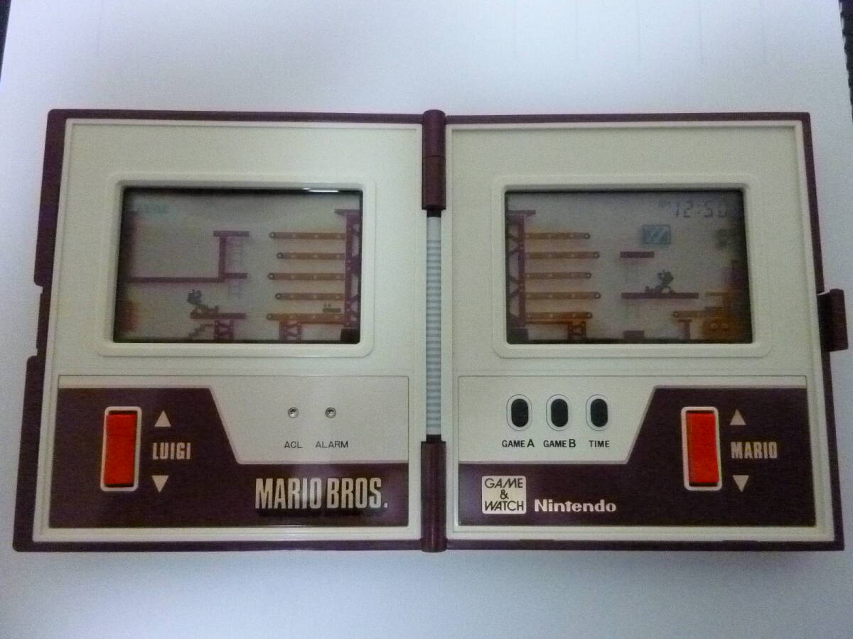 【完動品】任天堂 ゲームウォッチ マリオブラザーズ MW-56（1983年製）POKKA懸賞品？No.2_画像2