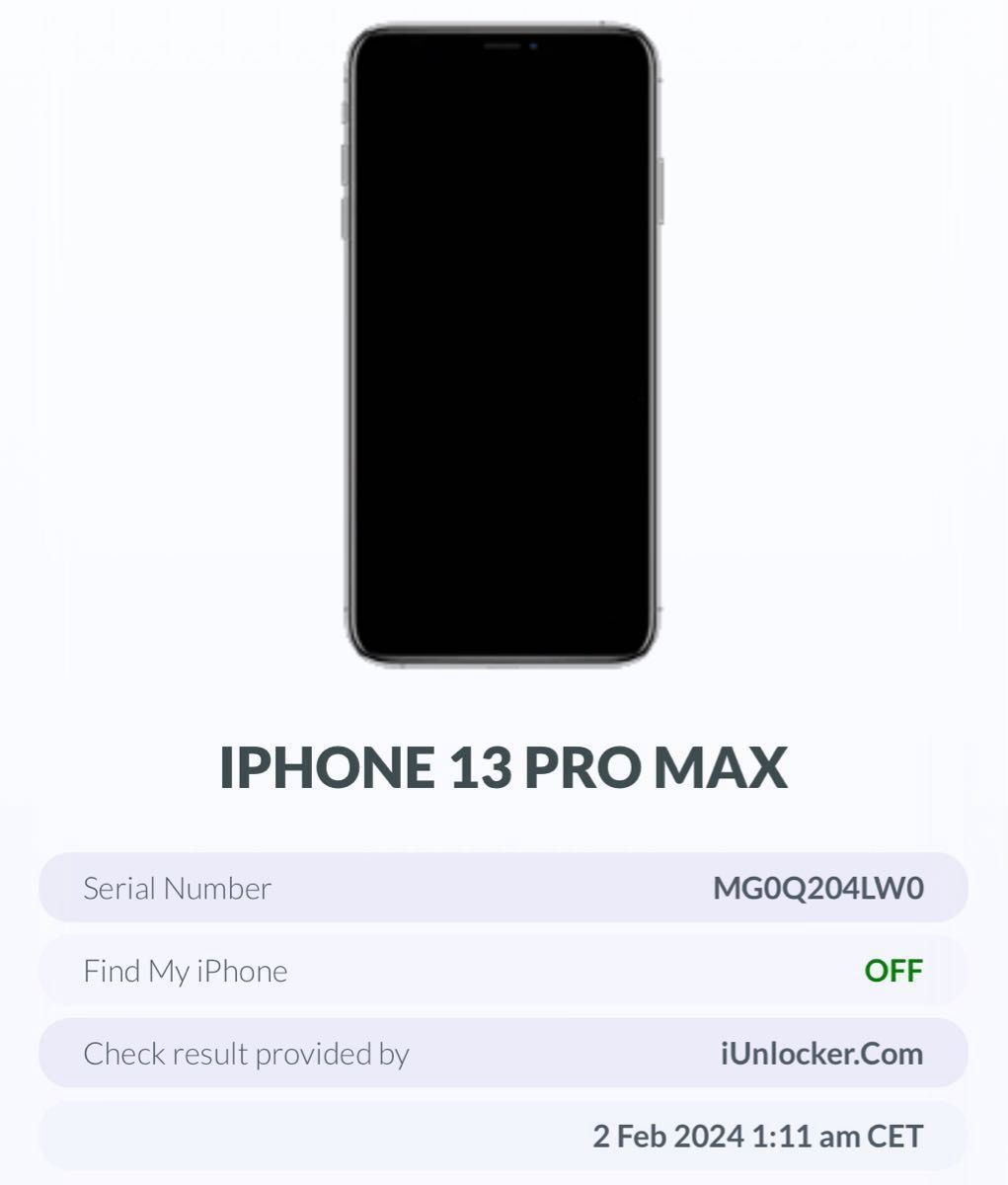 iphone13 Pro Max 1TB SierraBlue新品 海外版 simfree