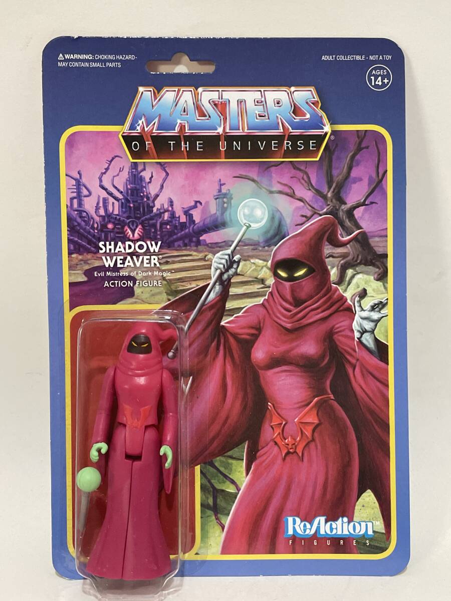 SUPER7マスターズ オブ ユニバース シャドウウィーバー ヒーマン SHADOW WEAVER ReActionリアクション スーパー7 MASTER OF THE UNIVERSE_画像1