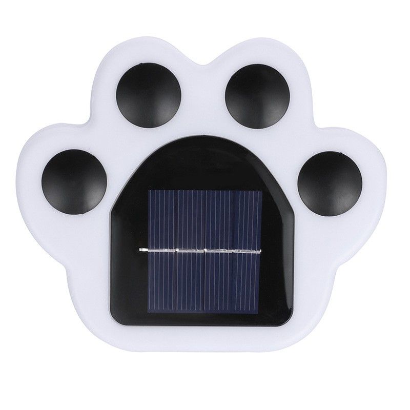 ソーラーライト ガーデンライト 太陽光 犬猫の手 防水 ライト 屋外 庭 ４個