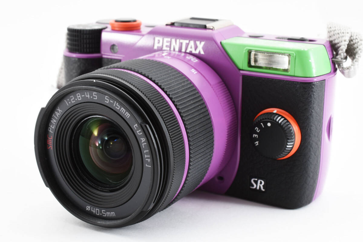 ☆実用美品☆PENTAX Q10 エヴァンゲリオン ズームレンズセット デジカメ　初号機　ミラーレス一眼　プロテクター　説明書 ケース付き#360_画像3