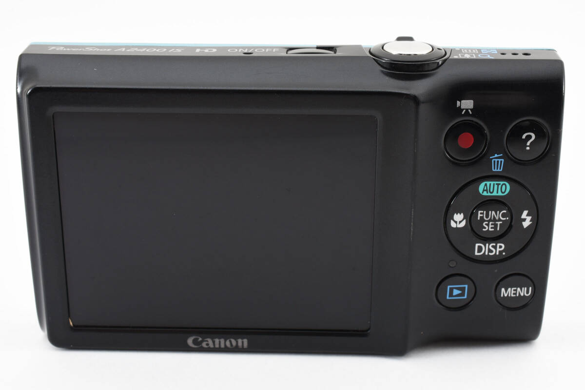 ★訳あり大特価★Canon キャノン キヤノン PowerShot A2400 IS 水色 コンパクトデジタルカメラ#e0382_画像3