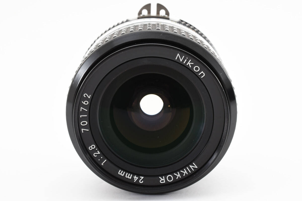 Nikon ニコン Ai-S NIKKOR 24mm F2.8 ニッコール　マニュアルレンズ　プロテクター　キャップ付き#378_画像3