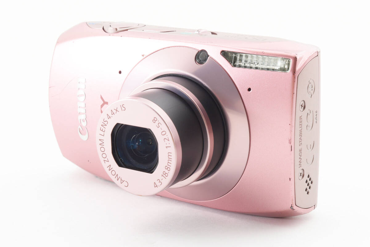★実用品★Canon キャノン キヤノン IXY 31S ピンク デジタルカメラ バッテリー 充電器 #e0423_画像2