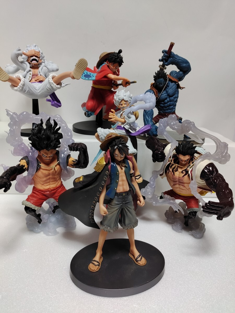 ワンピース ルフィ ONE PIECE プライズ 大量セット フィギュア セット ギア５ ニカ ナイトメアルフィ スネイクマン バウンドマン_画像1