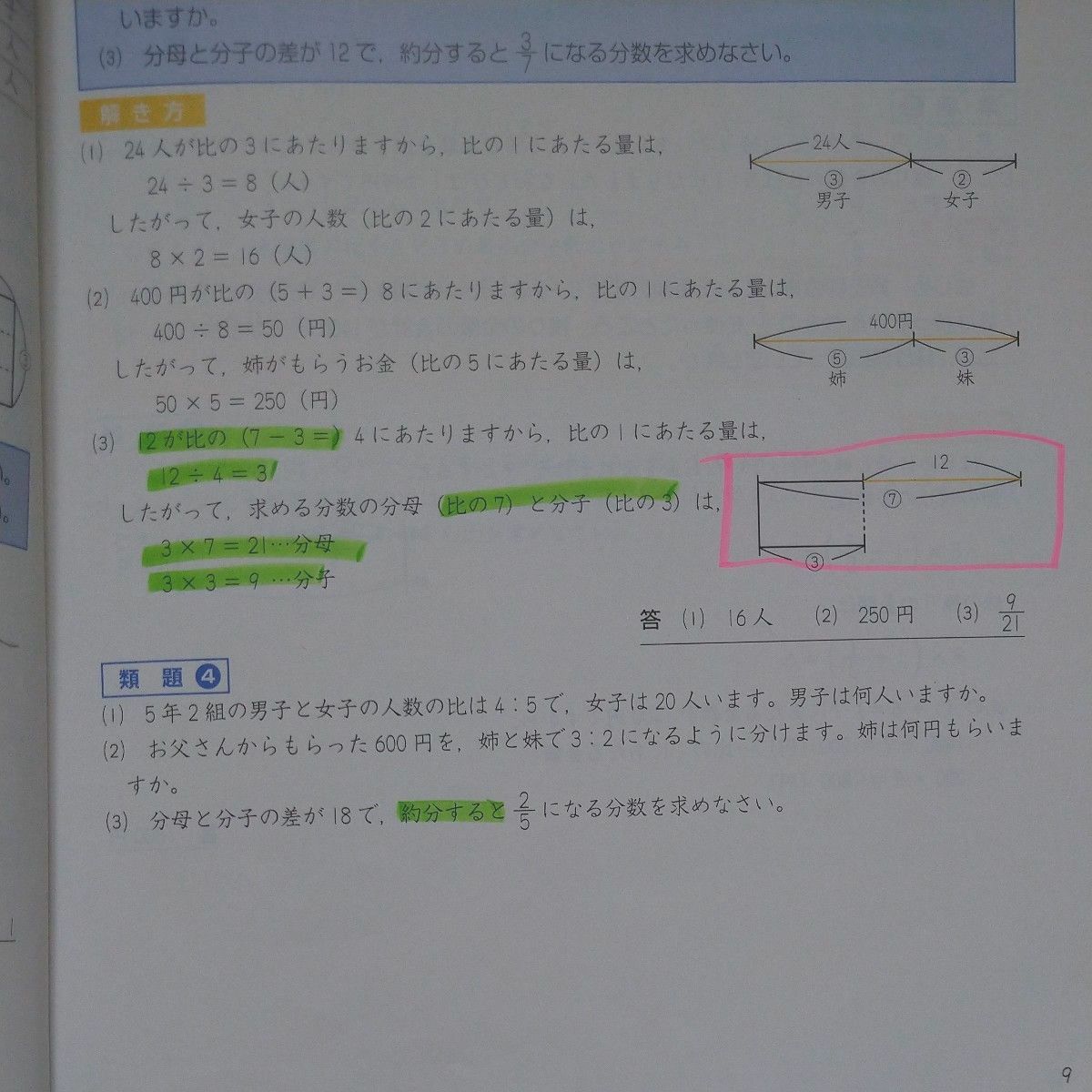 四谷大塚 予習シリーズ 算数５年【下】・演習問題集２冊セット