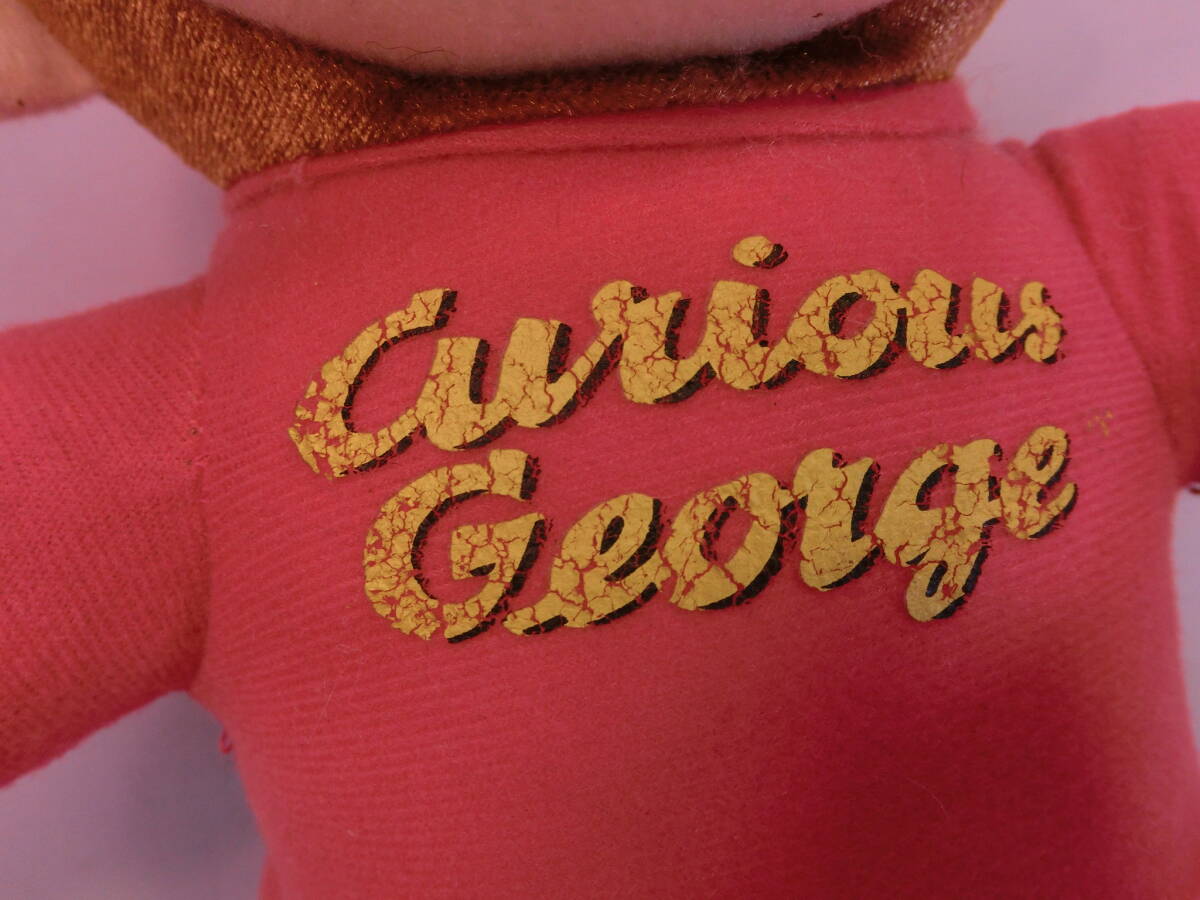 o... George Curious George USA soft toy doll 40. Vintage Curious George Plush Curious George .. monkey VINTAGE