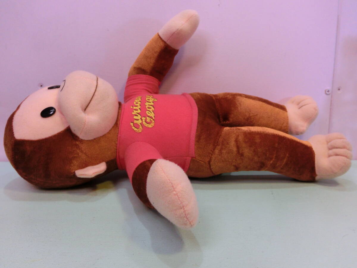 o... George Curious George USA soft toy doll 40. Vintage Curious George Plush Curious George .. monkey VINTAGE