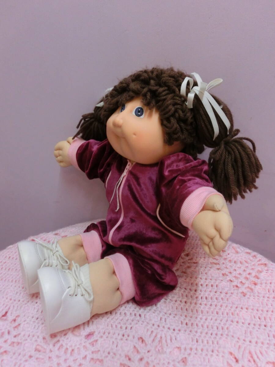 キャベッジパッチキッズ◆1982年 ビンテージ 女の子 ぬいぐるみ人形 42cm 80s◆Cabbage Patch Kids Vintage キャベツ人形 昭和レトロの画像4