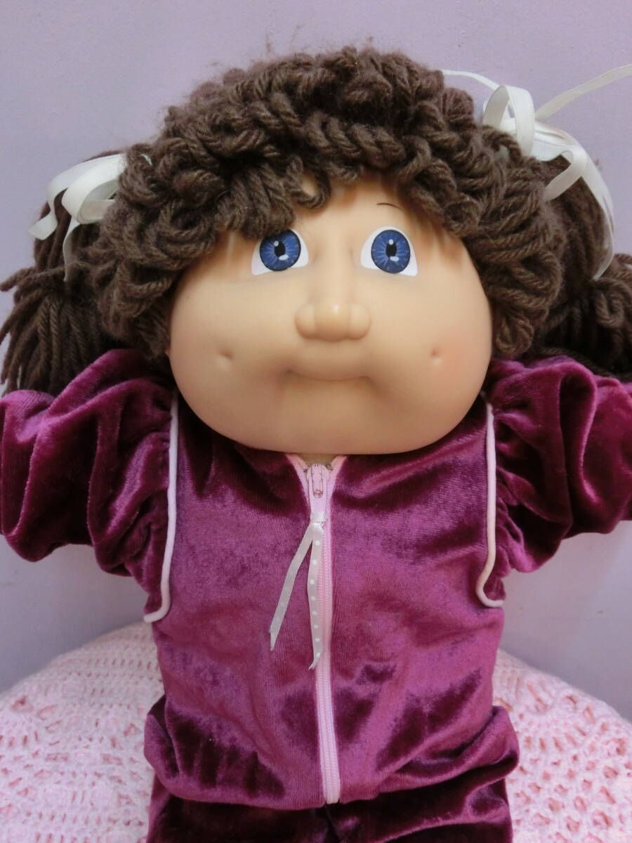 キャベッジパッチキッズ◆1982年 ビンテージ 女の子 ぬいぐるみ人形 42cm 80s◆Cabbage Patch Kids Vintage キャベツ人形 昭和レトロの画像3